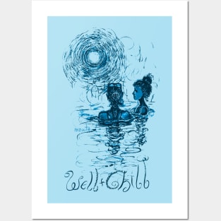 Resonance - Well and Chill - Pen drawing Posters and Art